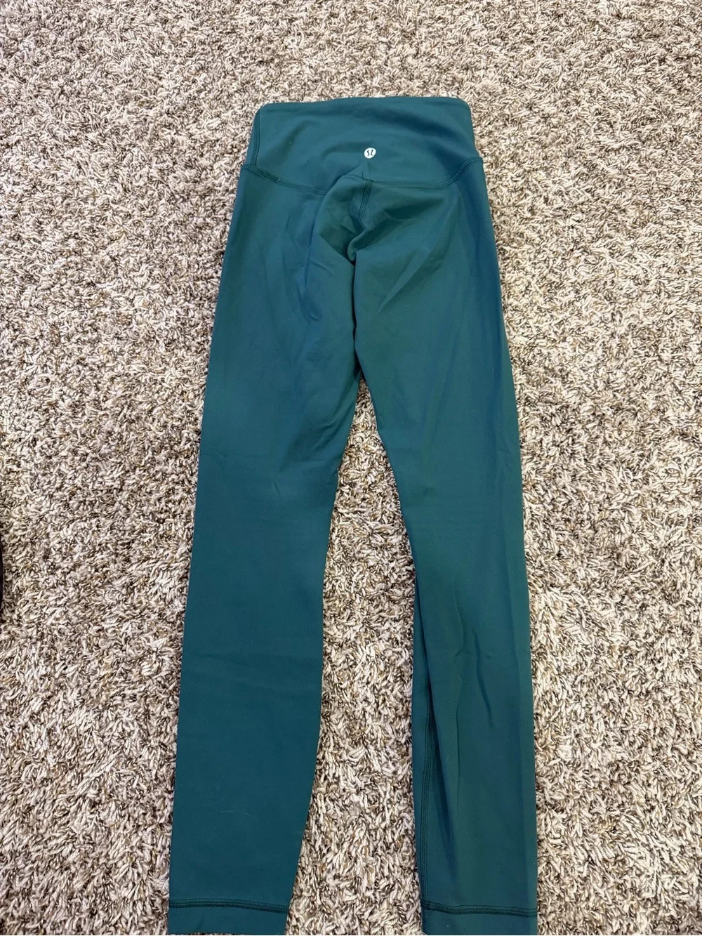 lululemon athletica women’s Deep Teal Green Performance Leggings